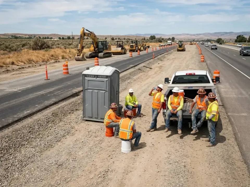highway-road-construction-crew-007 — frequently asked questions, Porta Potty and Restroom Rentals in Copperopolis, CA